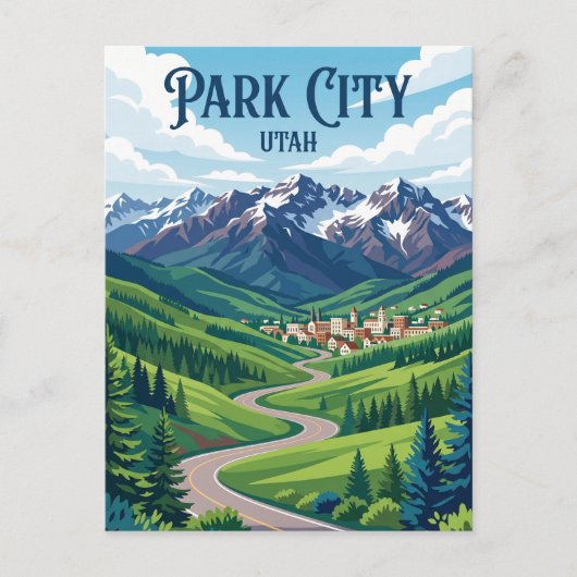 Park City USA Postkarte (Vorderseite)