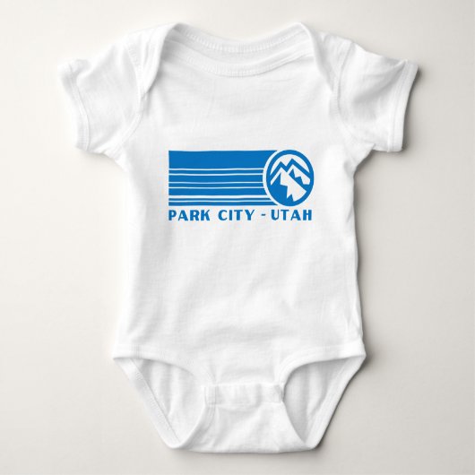 Park City Utah Baby Strampler (Vorderseite)