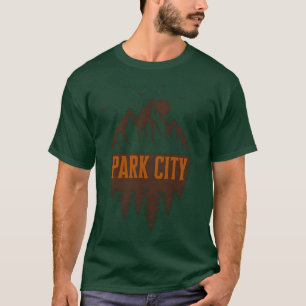 Park City Utah Berg Retro Vintage T-Shirt