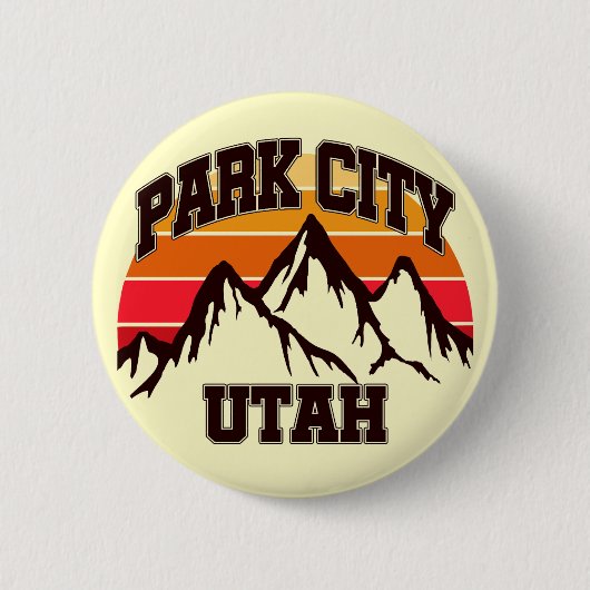 Park City, Utah Button (Vorderseite)