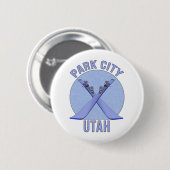 Park City, Utah Button (Vorne & Hinten)