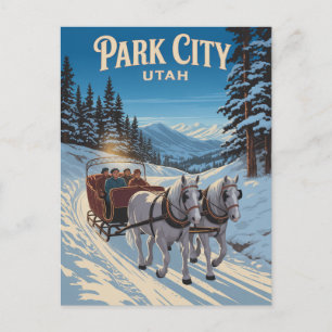Park City Utah Feiertagspostkarte