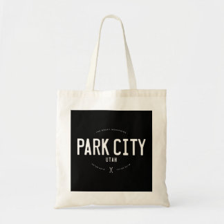 Park City Utah Graphic beängstigend Vintage Skisch Tragetasche