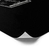 Park City Utah Long Sleeve Snow Ski S Poster (Ecke)