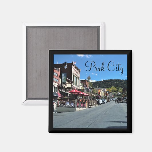 Park City Utah Magnet (Vorderseite/Rückseite)