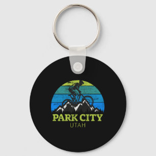 Park City Utah Mountainbiken Mtb Reise Urlaub Schlüsselanhänger