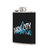 Park City Utah Mountains Flachmann (Links)