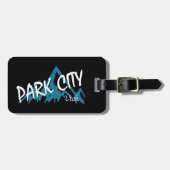 Park City Utah Mountains Gepäckanhänger (Vorderseite horizontal)