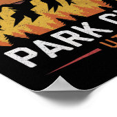 Park City Utah Mountains Ski Hiking Camping Trip S Poster (Ecke)