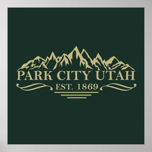 Park City Utah Poster (Vorne)
