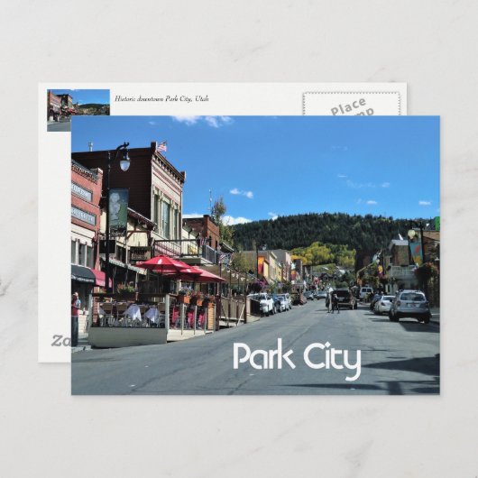 Park City, Utah Postkarte (Vorne/Hinten)