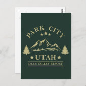 Park City Utah Postkarte (Vorne/Hinten)