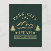 Park City Utah Postkarte (Vorderseite)
