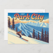 Park City Utah Postkarte (Vorne/Hinten)