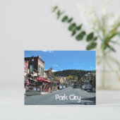 Park City, Utah Postkarte (Stehend Vorderseite)