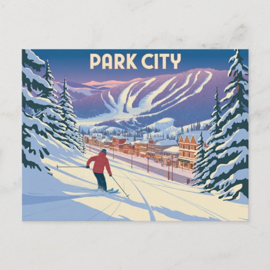 Park City Utah Postkarte (Vorderseite)