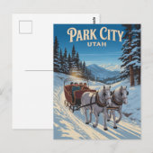 Park City Utah Postkarte (Vorne/Hinten)
