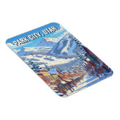 Park City Utah Reise Magnet (Rechte Seite)