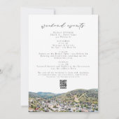 PARK CITY UTAH Reisebacheloretto Einladung (Rückseite)