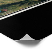 Park City Utah Satellite Poster Karte (Ecke)