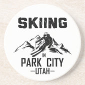 Park City Utah Ski Getränkeuntersetzer (Vorne)