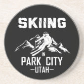 Park City Utah Ski Getränkeuntersetzer (Vorne)