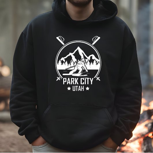Park City Utah Ski Hoodie