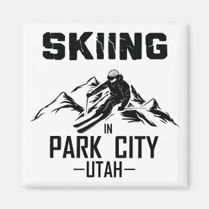 Park City Utah Ski Magnet