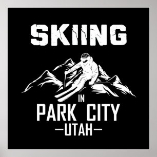 Park City Utah Ski Poster
