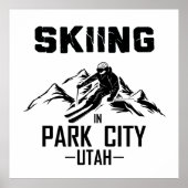 Park City Utah Ski Poster (Vorne)