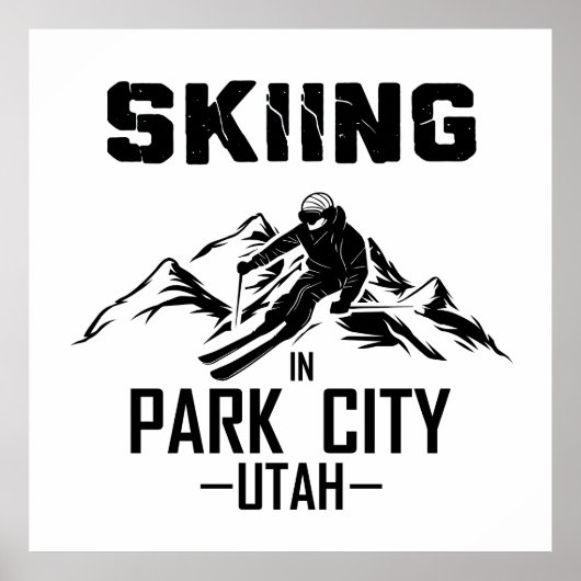 Park City Utah Ski Poster (Vorne)