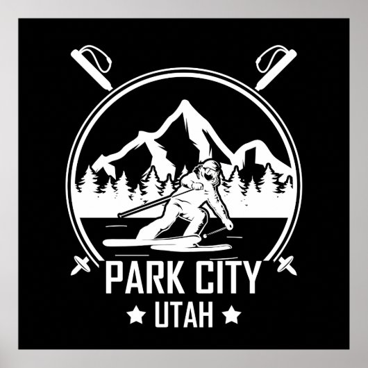 Park City Utah Ski Poster (Vorne)