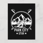 Park City Utah Ski Postkarte (Vorderseite)