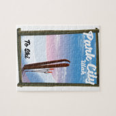 Park city Utah Ski travel poster Puzzle (Horizontal)