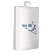 Park City Utah Skier Flachmann (Rechts)