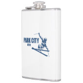 Park City Utah Skier Flachmann (Links)