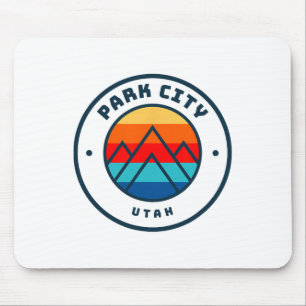 Park City Utah Skifahren Snowboarden Ski Familiena Mousepad