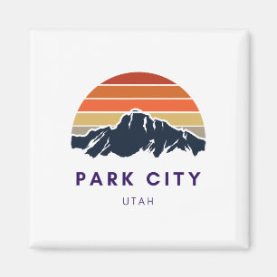 Park City Utah Skifahren Snowboarden Wanderer Utah Magnet