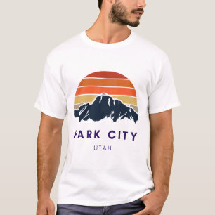 Park City Utah Skifahren Snowboarden Wanderer Utah T-Shirt