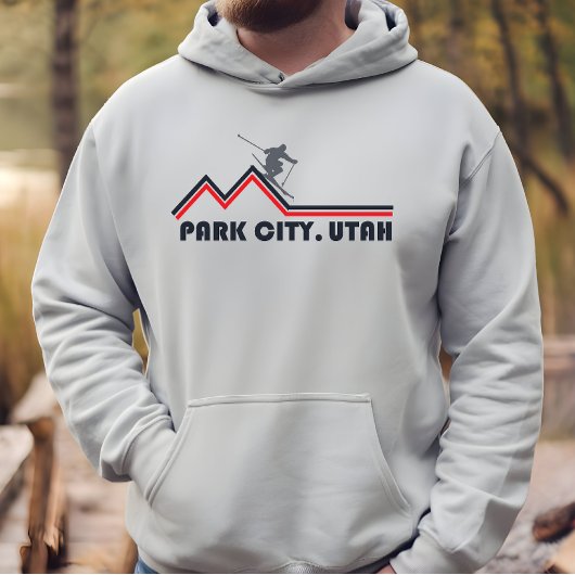 Park City Utah Skigebiet Hoodie