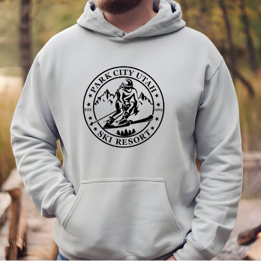 Park City Utah Skigebiet Hoodie