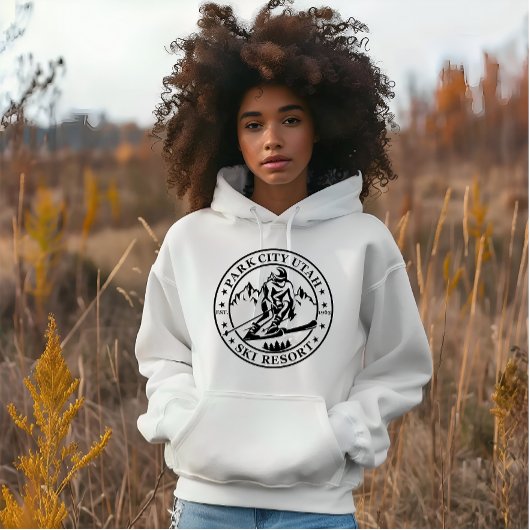 Park City Utah Skigebiet Hoodie