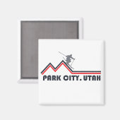 Park City Utah Skigebiet Magnet (Vorderseite/Rückseite)