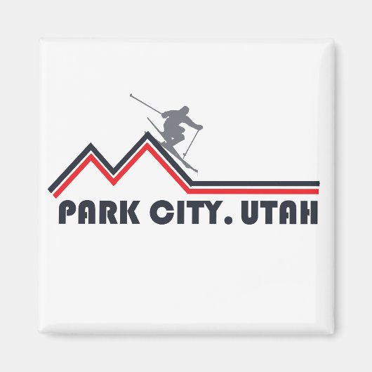 Park City Utah Skigebiet Magnet (Vorne)