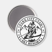 Park City Utah Skigebiet Magnet (Vorderseite/Rückseite)