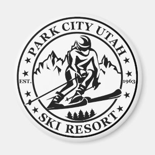 Park City Utah Skigebiet Magnet