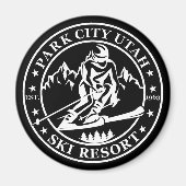 Park City Utah Skigebiet Magnet (Vorne)