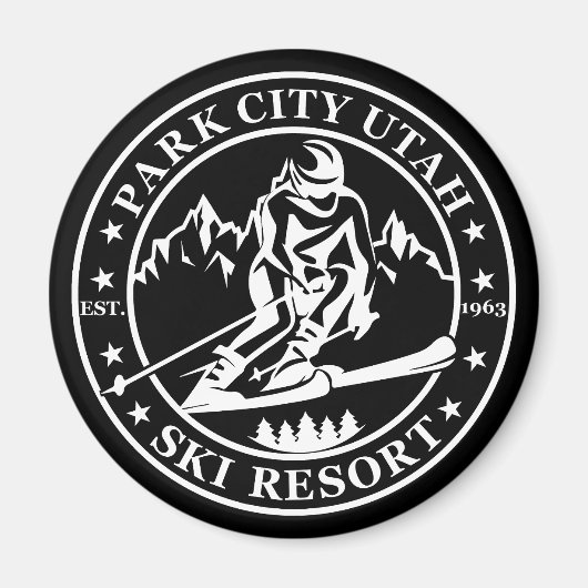 Park City Utah Skigebiet Magnet (Vorne)