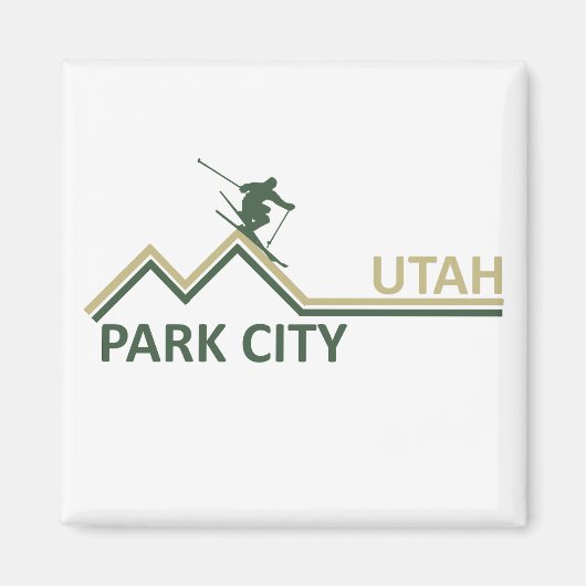 Park City Utah Skigebiet Magnet (Vorne)