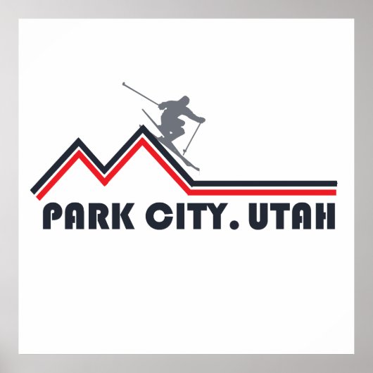 Park City Utah Skigebiet Poster (Vorne)